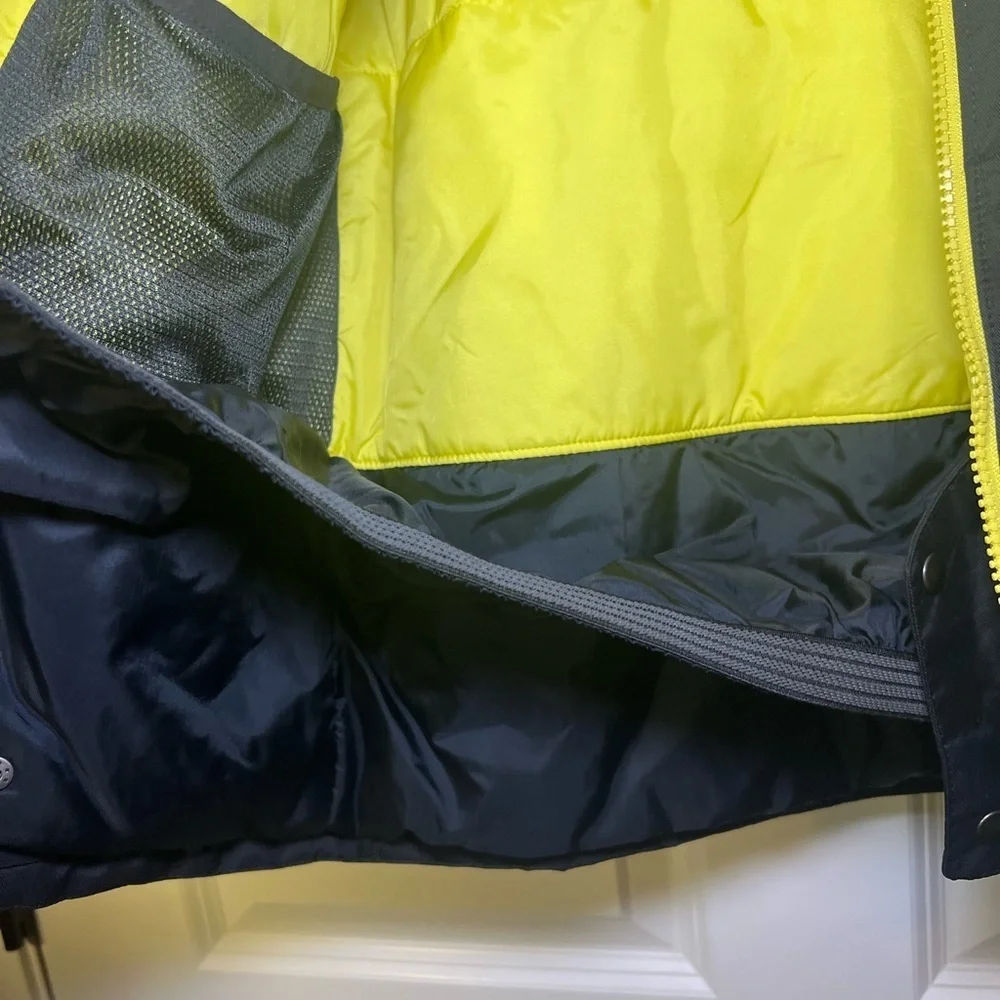 Columbia Kids' Black, Gray, and Yellow Winter Coat